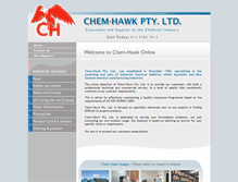 Tablet Screenshot of chemhawk.com.au